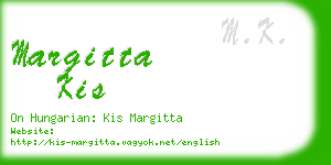 margitta kis business card